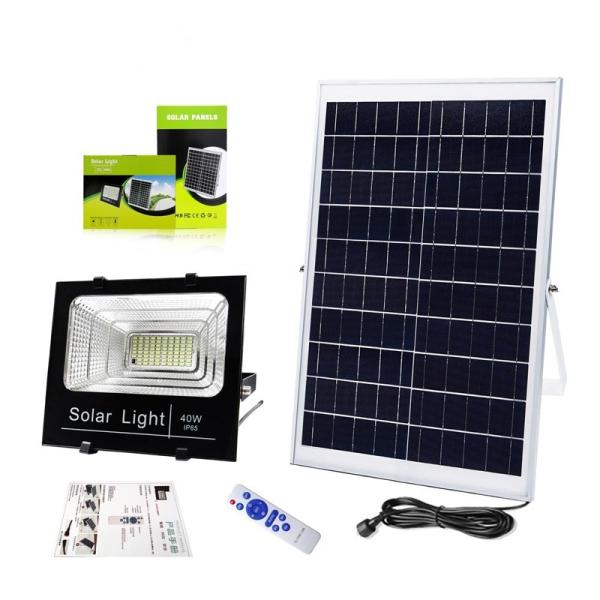 Quality Black IP67 Waterproof Solar Spot Lights 40W 6000mAh Battery Capacity wholesale