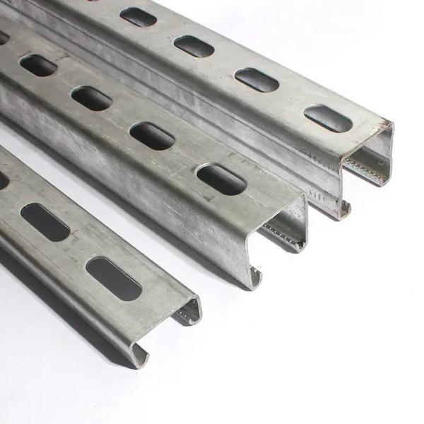 Quality Corrosion-resistant Hot-Dip Galvanized Metal Strut Channel with Customizable Width for Industrial and Commercial Applications wholesale
