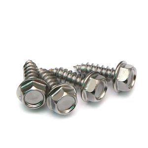 DIN7504-K Hex Washer Head Self Tapping Screw Stainless Steel 410 SS ISO 7053 AB