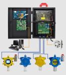 Touchable Screen Gas Detector Controller Multi - Channels With Diffusion
