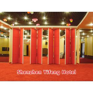 Folding Glass Partition with Sound Insulation 30-42dB and Customizable Design