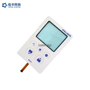 FPC Cable PET Membrane Keyboard Switch 3M468 Rear Adhesive