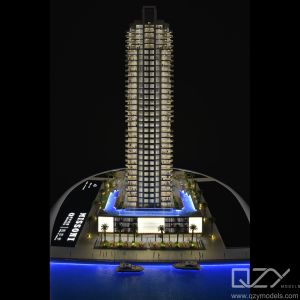 Dubai Missoni Residencial Architectural Physical Model Laser Cut DAR GLOBAL 1