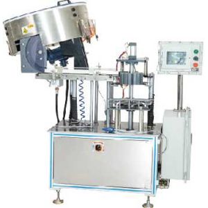 380V Automatic Aerosol Cover Capping Machine Sunscreen Spray Insecticide