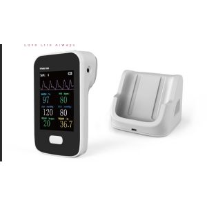 Medical Bluetooth Handheld Patient Continuous monitoring system Multiparameter