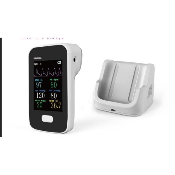 Medical Bluetooth Handheld Patient Continuous monitoring system Multiparameter