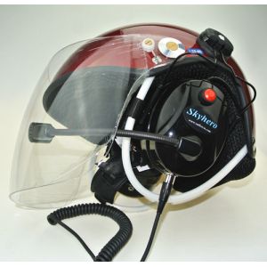 EN966 Paramotor helmet with high noise cancel headset Powered paragliding helmet