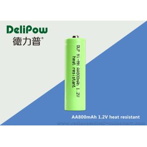 Cheap Customized Capacity AA NIMH Rechargeable Battery 800mAh With UL / CE for sale