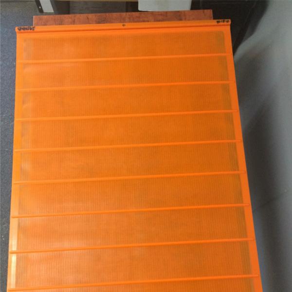 Quality 5 Layer Stack Sizer Vibrating Polyweb Urethane Screens For Material Separation‌ In Orange Color wholesale