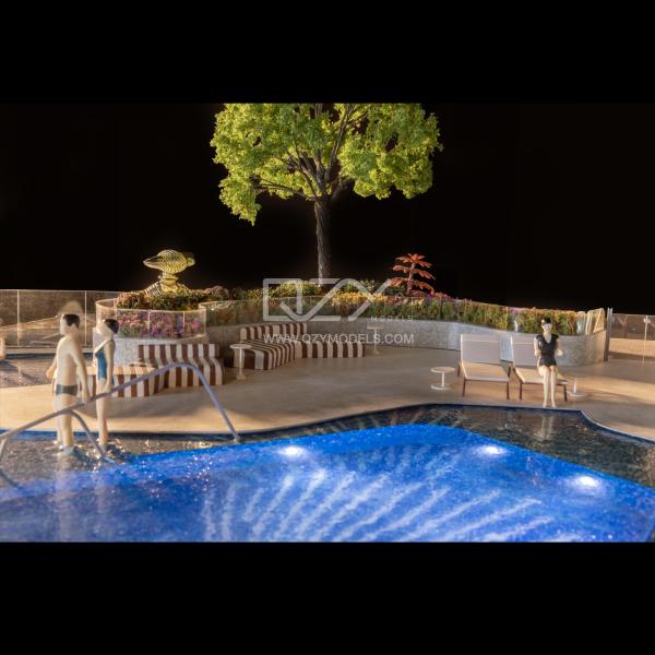 1/30 SHK Kai Tak Artwork Landscape Model Lightweight With None Mechanisim