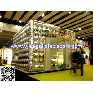 Portable Great Inflatable Cube Tent For Exhibition / Cabin Tent