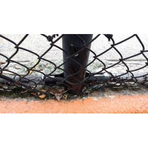 chain link wire mesh fence 50mm x 50mm hot dipped galvanized chain wire tension