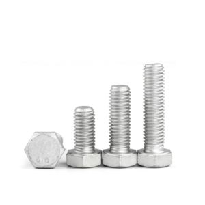 Hot Dip Galvanized Hex Head Bolt Grade 5 Grade 8 DIN931 DIN933