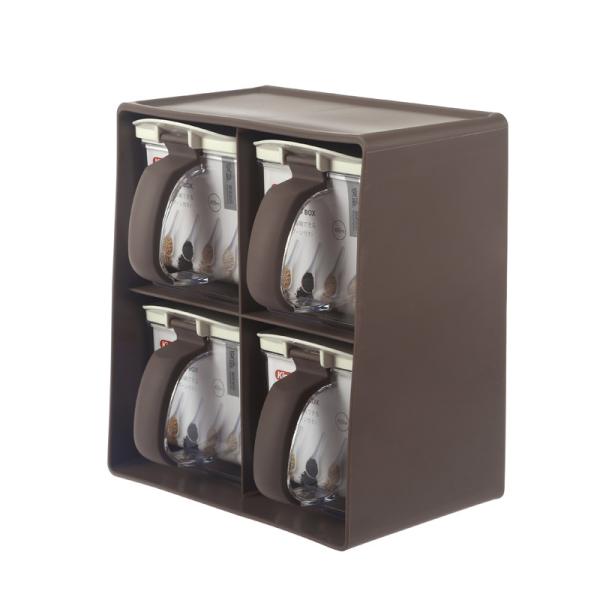 Salt Sugar Monosodium Glutamate Four Seasoning Set Polypropylene Boxes