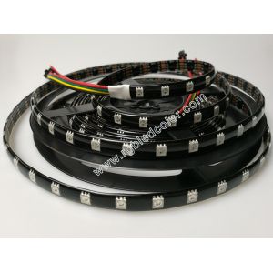 ws2813b black pcb magic strip with the soldering pad on the back