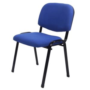 Cheap Staff Office Employee Chair Blue Fabric Training Chair with Writing Board for sale