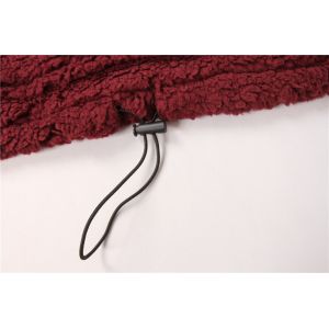 Ladies 100% Polyester 1/4 Zipper Casual Pullover Apparel