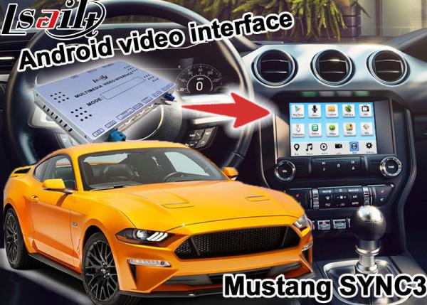 Mustang SYNC 3 Android GPS navigation box WIFI BT Google apps video interface