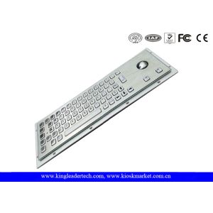 Kiosk Keyboard And Trackball Keyboard Stainless Steel With Pointing Devise