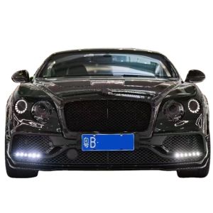 2014 - 2016 Bentley Continental Body Kit Plastic Front And Rear  Spoiler Hoods