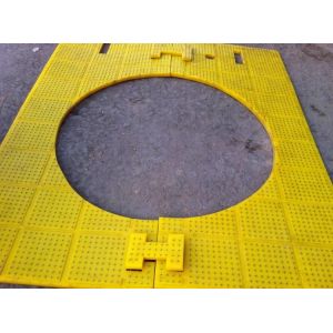 Polyurethane Rubber Drilling Floor Mat Anti Slip 1490mm Width