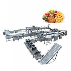 Full Automatic 200-250kg/h Crisp Potato Chips Making Machines Pellet Snack
