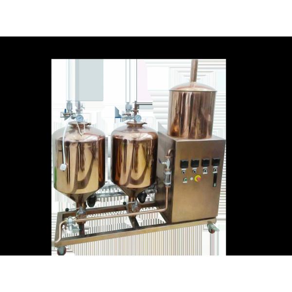 Quality Experienced Diy Home Beer Brewing Equipment Brewery 100L 50L With PLC Control System wholesale