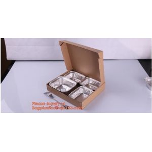 Rectangular Aluminium Foil Food Container, Airlines Fast Food Delivery,