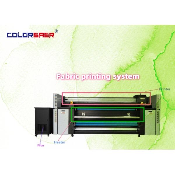 Quality Automatic Digital Textile Printer 2200mm with 3 Epson i3200 Heads wholesale