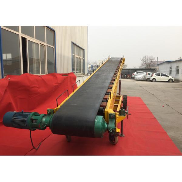 Quality Industrial Stainless Steel Rubber Roller Belt Conveyor System Movable Portable wholesale