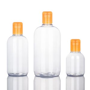 300ML Plastic Bottle Screw Top , Transparent PET Screw Top Jars