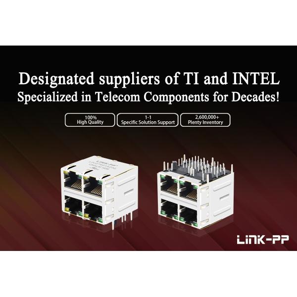 XRJD-S-22-8-8-4 China Single Port 2x2 Port Side Entry Pcb Jack Manufactures LPJE107-0AHNL