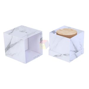 Personalized Rigid Cardboard Luxury Candle Gift Box With Foam Insert