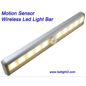 Portable Motion Sensor Wireless Led Light Bar USB Rechargeable with magnetic