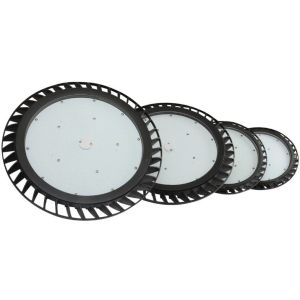 Black Housing UFO LED High Bay Light 120LM / W 60W 120 Degree Beam Angle