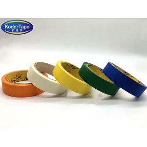 35mic Self-adhesive Colored Crepe Paper with Rubber Adhesive Masking Tape