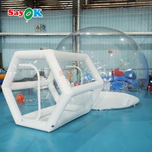 Sayok Portable Inflatable Bubble House Tent Clear Bubble House Customized Logo