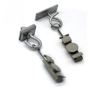 Fiber Optic Hanging Hardware C type Draw Hook FTTH Fiber Optic Accessories