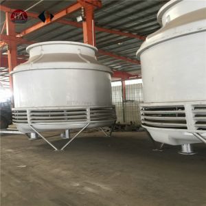 High Capacity Heavy Duty 50t FRP Round Shape Counter Flow Cooling Tower for