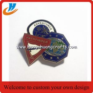 Factory custom American flag pin,paint metal enamel with epoxy