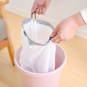 Ok Compost Certificate Tall Kitchen Drawstring Trash Bags Clean Odorless Scent