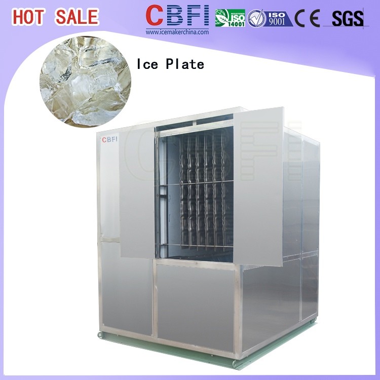 1 Ton To 50 Tons Per Day Plate Ice Maker , Commercial Ice Making Machine For