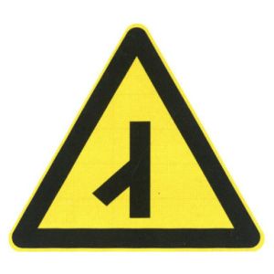 Roadway Use Board Right and Left Direction Diverted Traffic Sign Plate