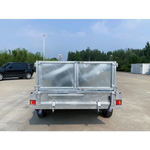 10*5 Double Box Type Trailer Agricultural Self Unloading Tipper Box Trailer