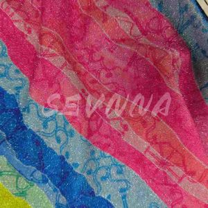 Soft Density Double Knit Fabric In Stylish Jacquard Style With Recycled Fiber