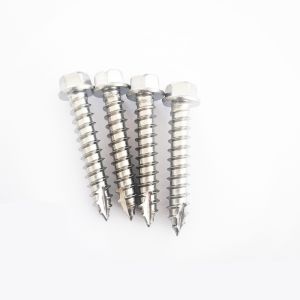 A4 Stainless Steel Self Tapping Roofing Screw For Timber Hex Head , ISO7053
