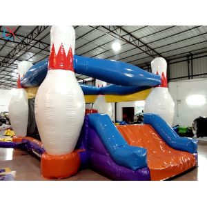 Factory Makes Bowling Themed Indoor Outdoor Custom Bouncy Castle Jumps