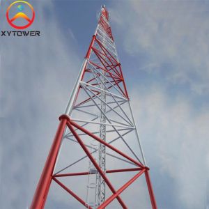 Custom Design 3 Legged Tubular Steel Lattice Antenna Wifi Telecommunication