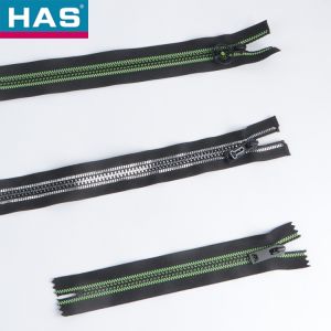 #5 Tape Garment Or Bags Zipper With Bones Teeth And Open Tail