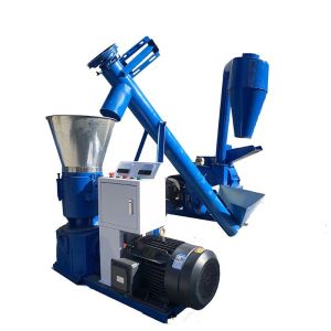 China 200-300Kg/H Sawdust Crusher Machine Rice Husk Wood Pellet Production Line on sale